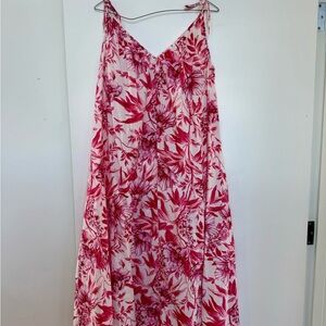 H&M Pink Floral Maxi Dress